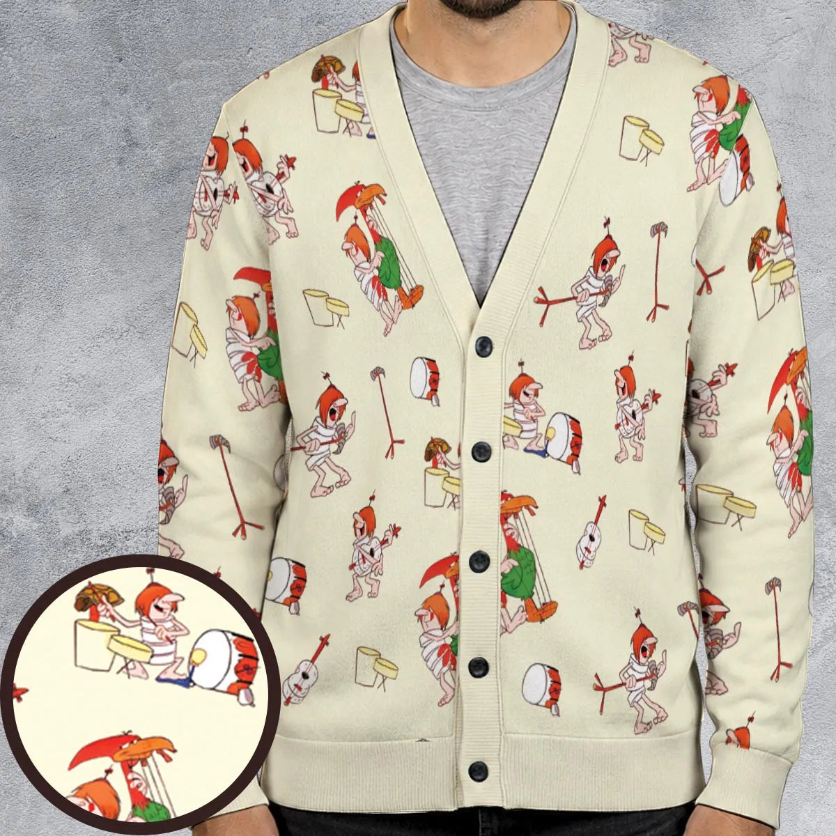 Retro Toons The Way-outs Cardigan