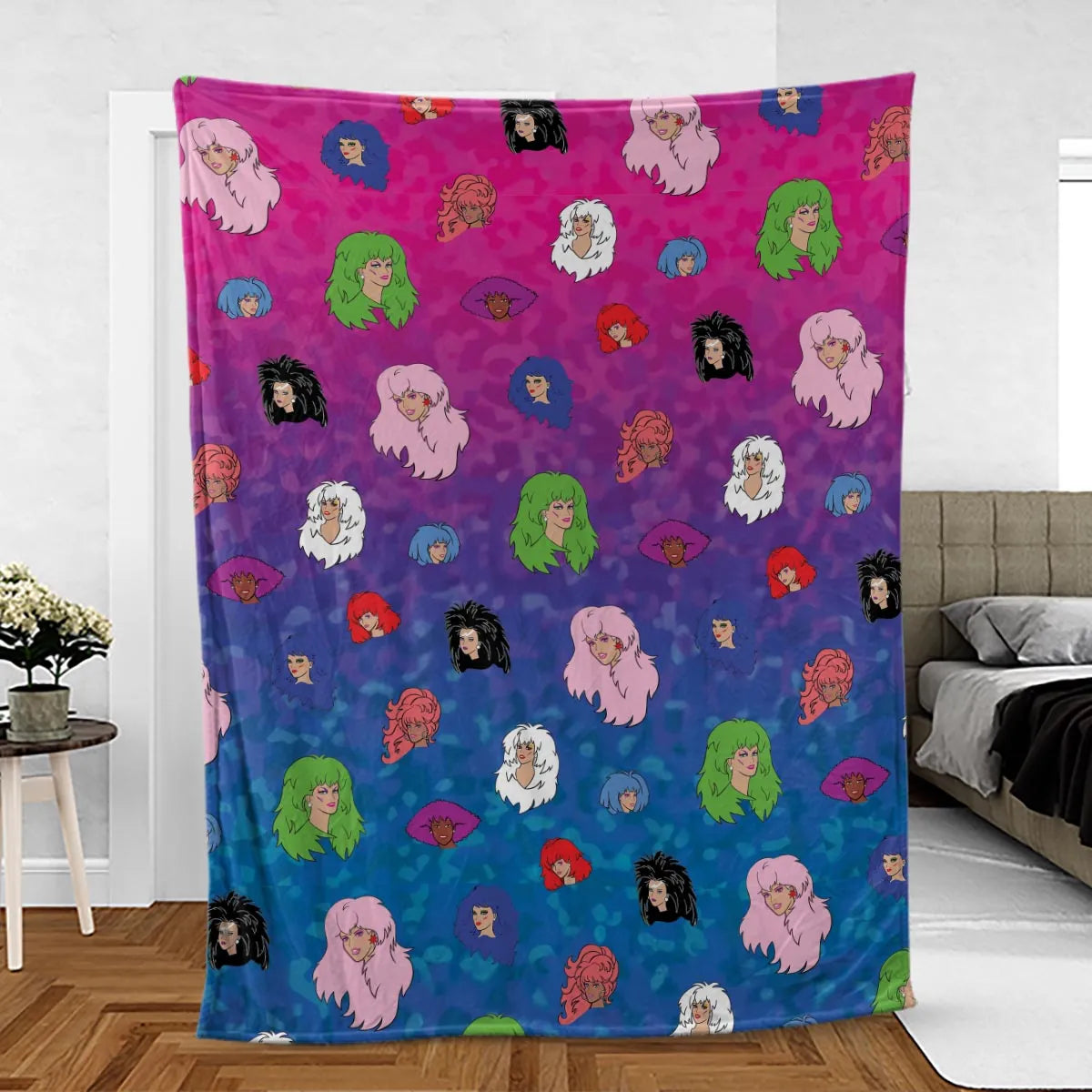 Misfits and Hologram  Jem and the Holograms Fleece Blanket