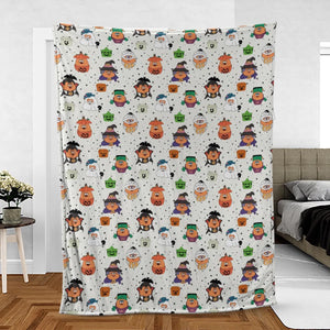Memorable Friends McNugget Buddies Mcdonalds 1992 Fleece Blanket