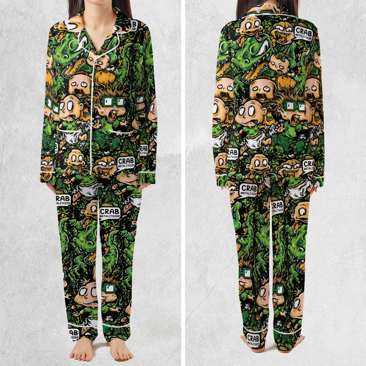 Old Skool Saturday Morning Rugrats Pajamas Set