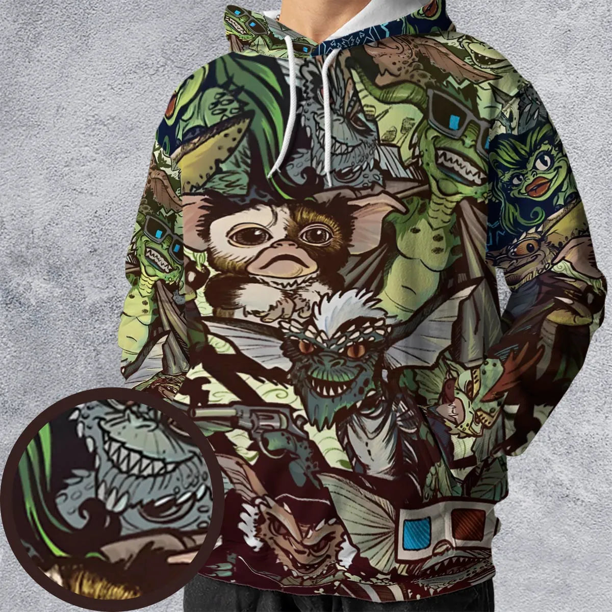 Tropical Gremlins All-over Print Hoodie