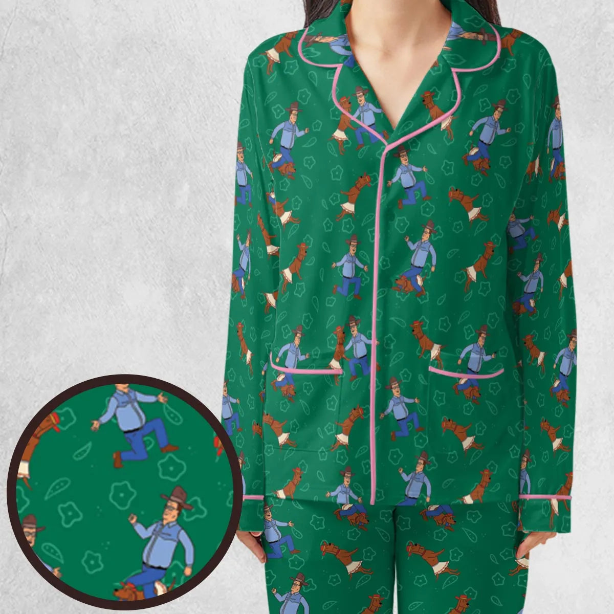 Hank Hill and Ladybird Dancing Pajamas Set