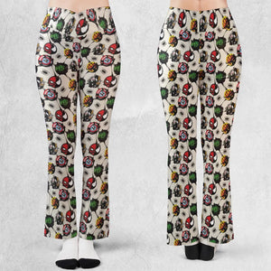 Teenage Mutant Ninja Turtles Pattern Flare Leggings