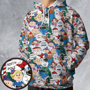 All-over Print Hoodie - 4B1CW9TT -  - 1