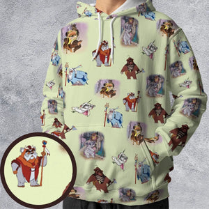 Ewoks Characters Star Wars All-over Print Hoodie
