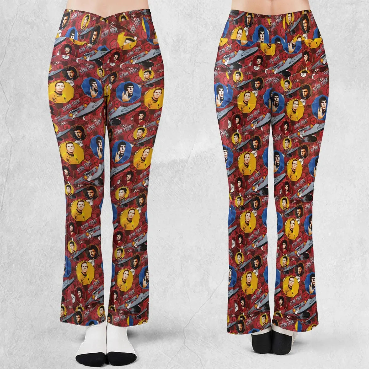 Boldly Star Trek Flare Leggings