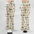 Three Stooges Cartoon 1965 Flare Leggings