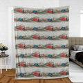 Vintage Thomas & James Fleece Blanket