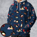 Noot Noot Pingu All-over Print Hoodie