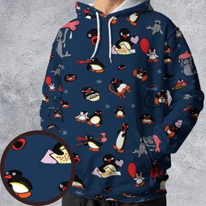Noot Noot Pingu All-over Print Hoodie