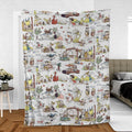 Stone Age Life The Flintstone Fleece Blanket