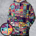 Aaahh!!! Real Monsters Characters Pattern All-over Print Hoodie