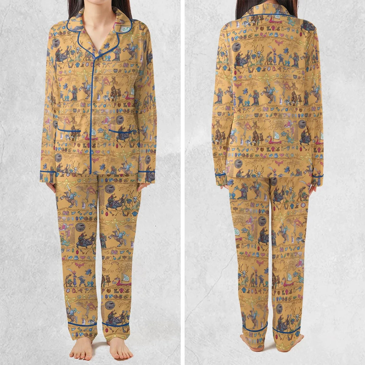 Link's Journey Tapestry The Legend Of Zelda Pajamas Set