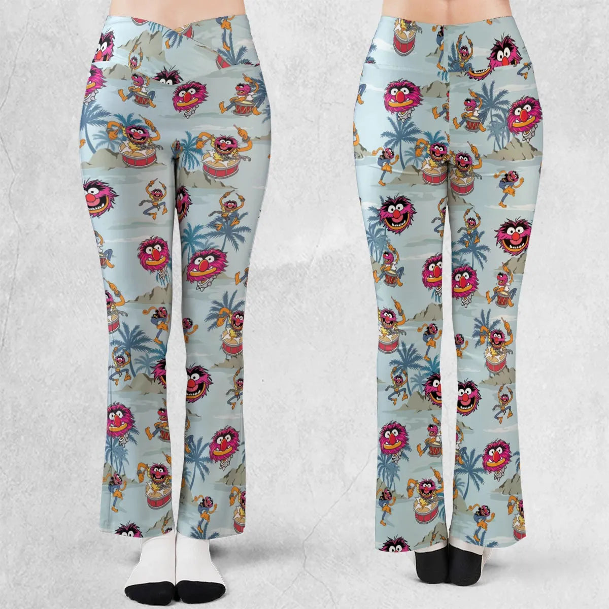 Animal The Muppet Show Drum Tropical Flare Leggings