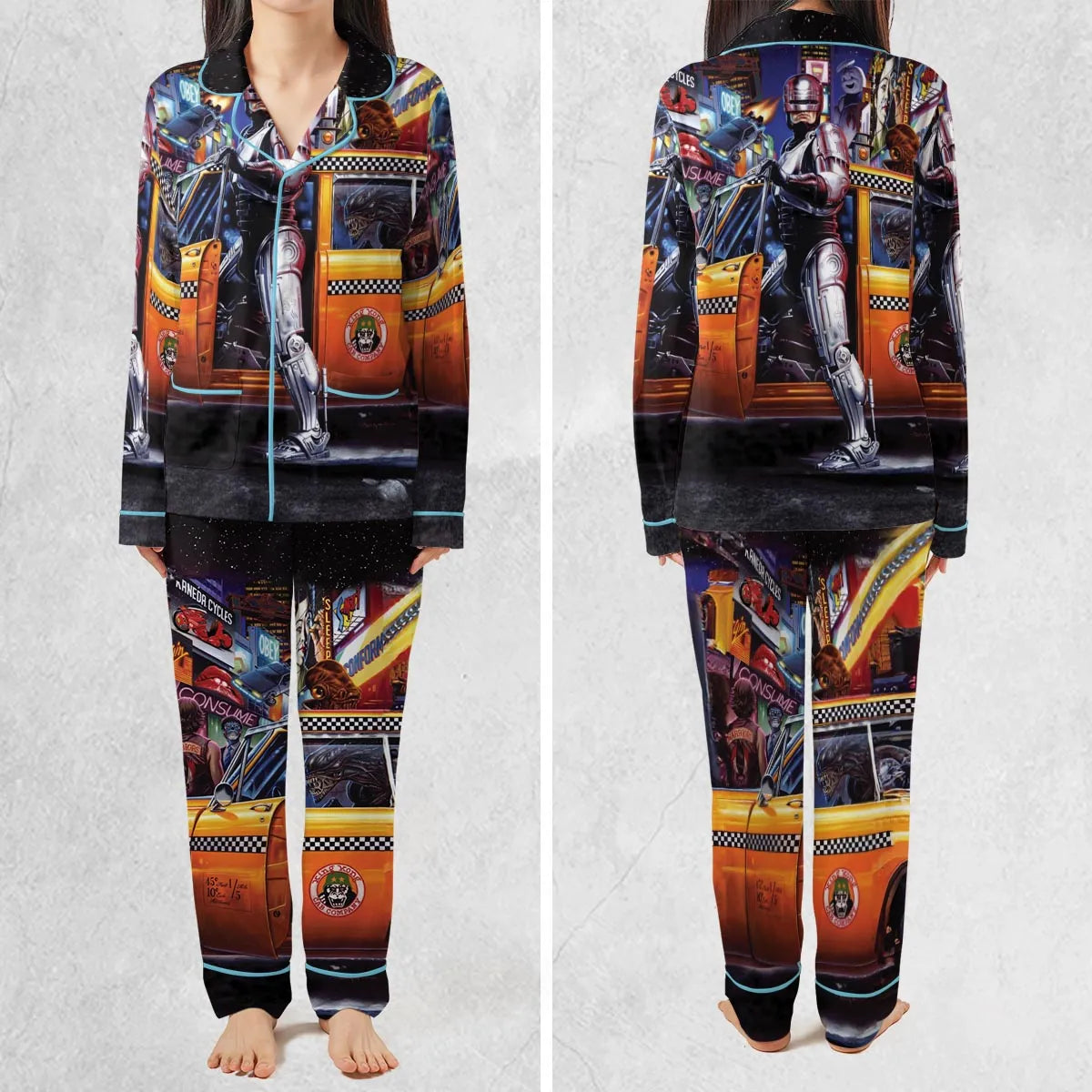 Movies Mashup Pajamas Set