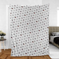 Super Mario Boo Pattern Fleece Blanket