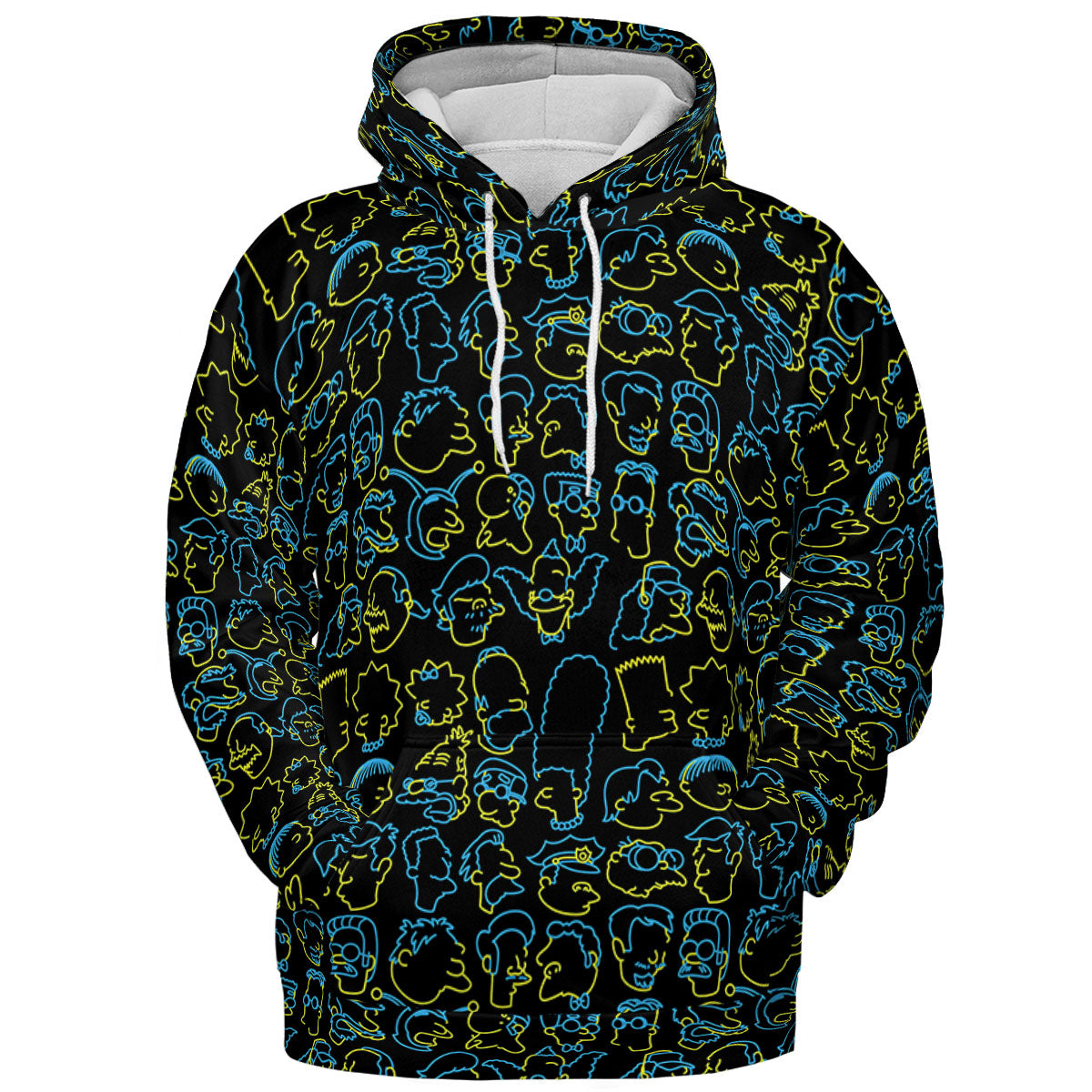 The Simpsons Neon All-over Print Hoodie