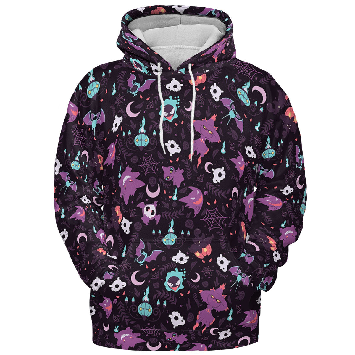 Lavender Town Pokemon Pattern All-over Print Hoodie