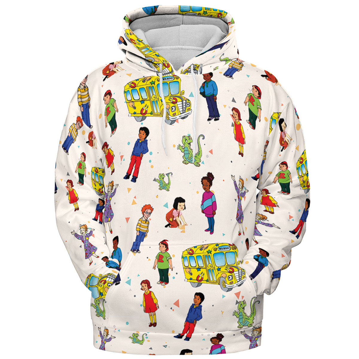 The Magic School Bus Characters All-over Print Hoodie