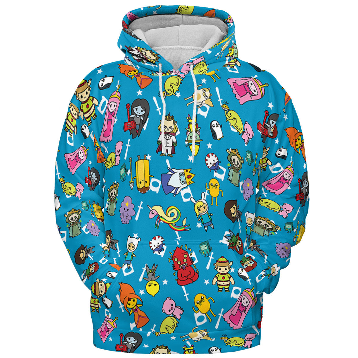 Adventure Time Characters Doodle All-over Print Hoodie