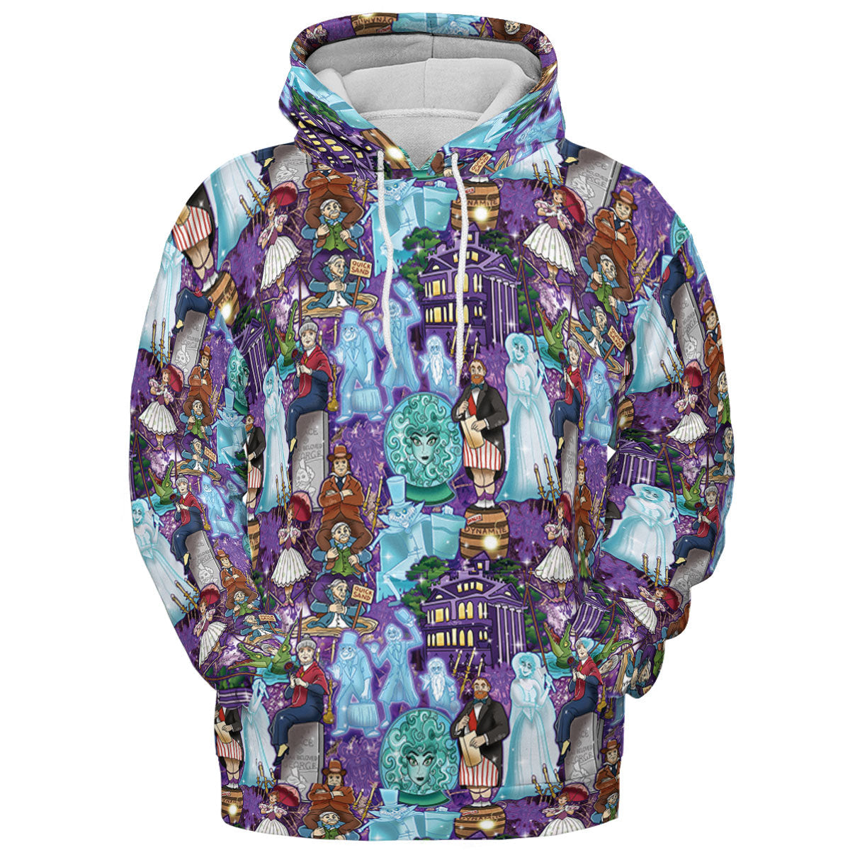 Foolish Mortal Supply Haunted Mansion All-over Print Hoodie