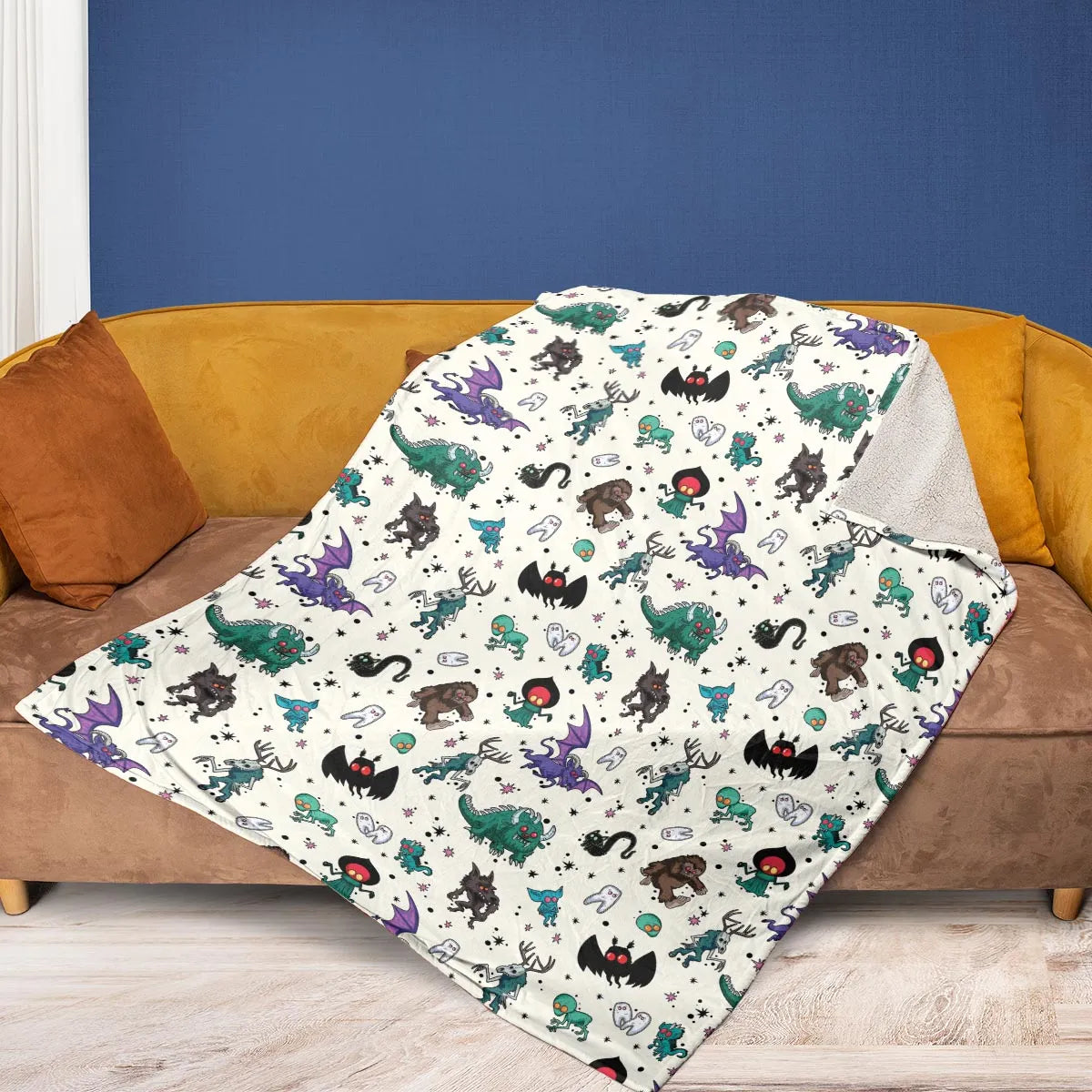 Cryptids of the Americas Cryptozoology Cryptids Monster Fleece Blanket