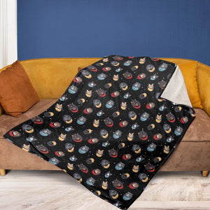 Live Long and Paws-purr Star Trek Fleece Blanket