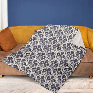 Alien Xenomorph Pattern Fleece Blanket