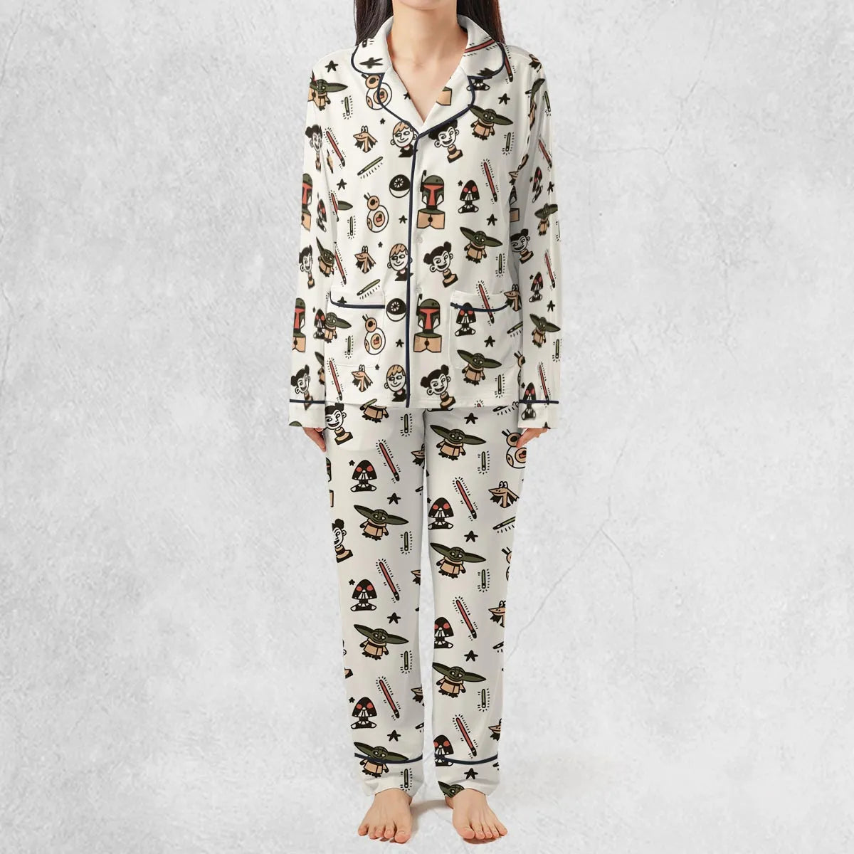 Retro Galaxy Star Wars Pajamas Set
