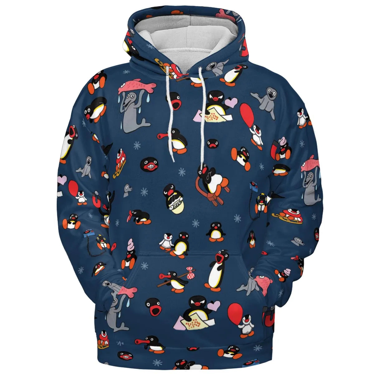 Noot Noot Pingu All-over Print Hoodie