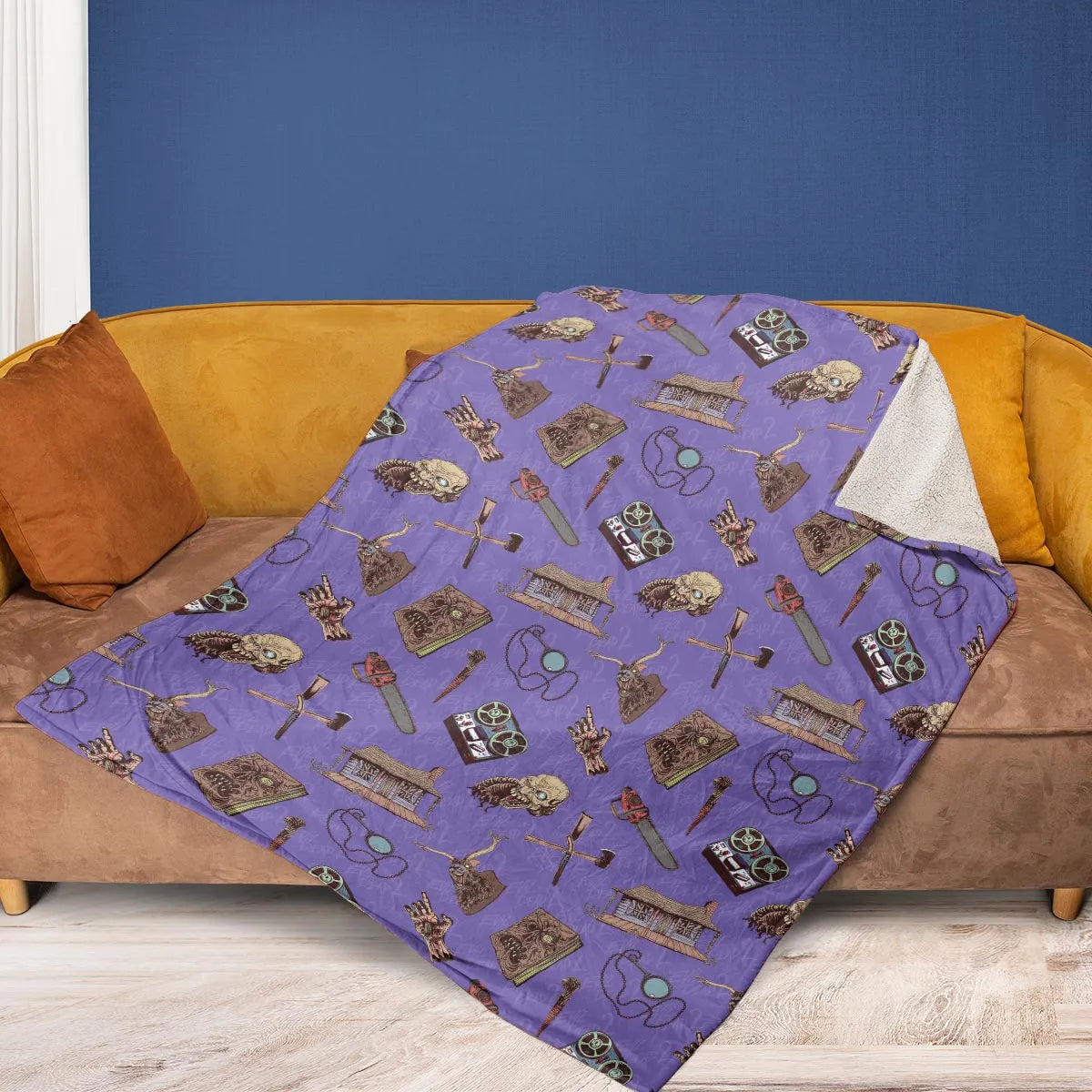 Evil Dead Horror Fleece Blanket