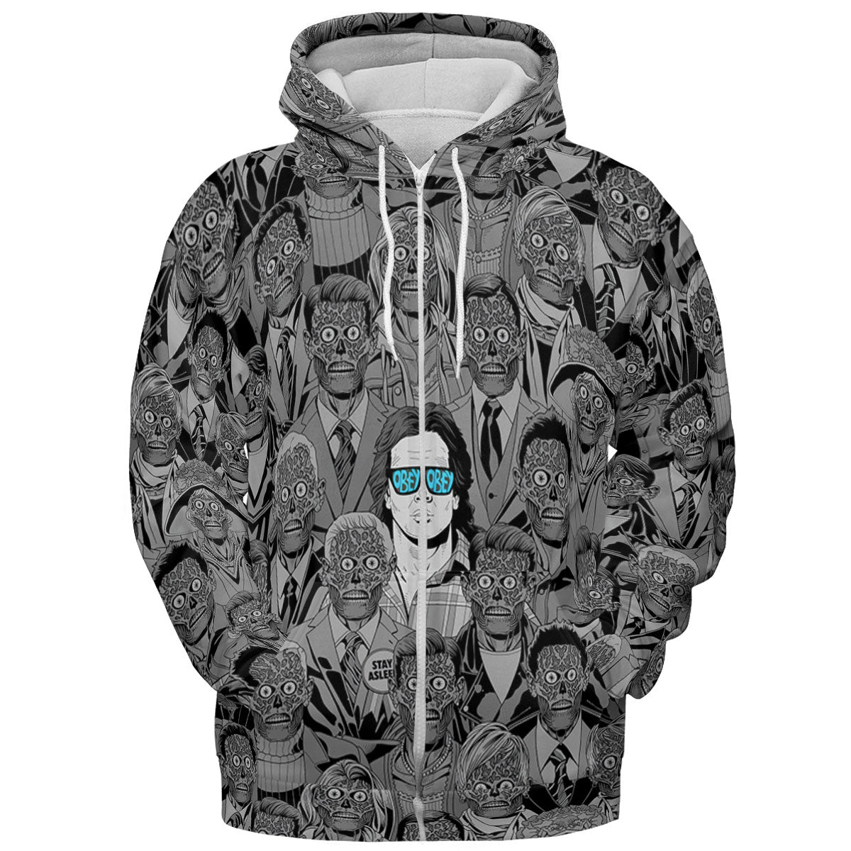 Obey Consume They Live All-over Print Hoodie