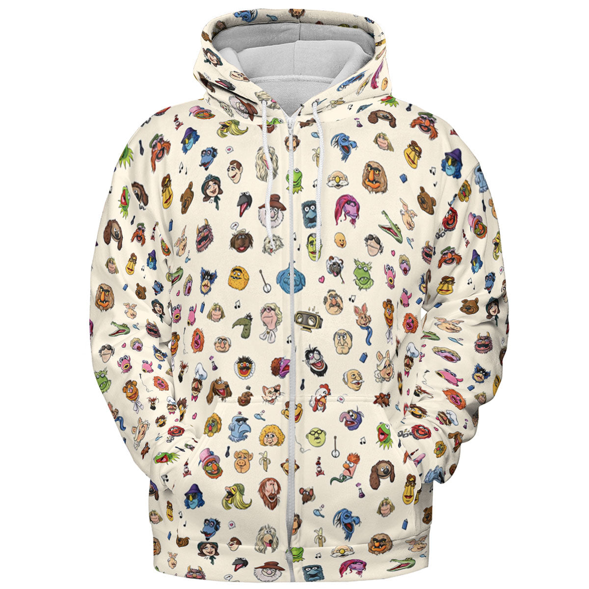 The Muppets Characters All-over Print Hoodie