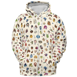 The Muppets Characters All-over Print Hoodie