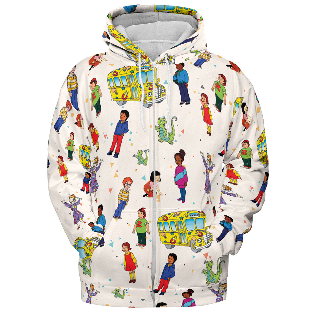 The Magic School Bus Characters All-over Print Hoodie