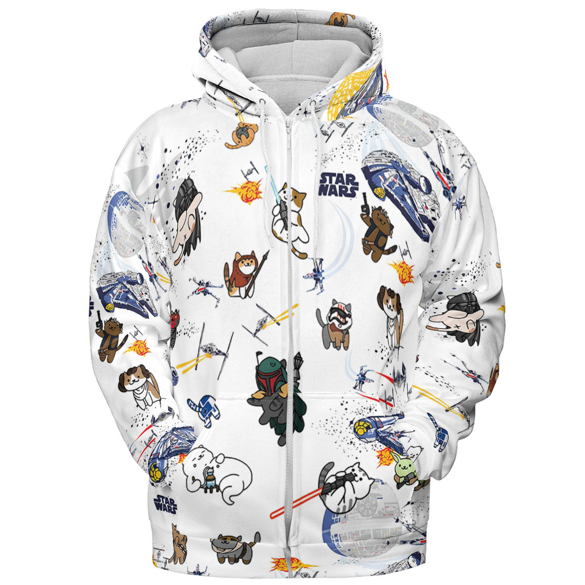 Star Wars Cats All-over Print Hoodie