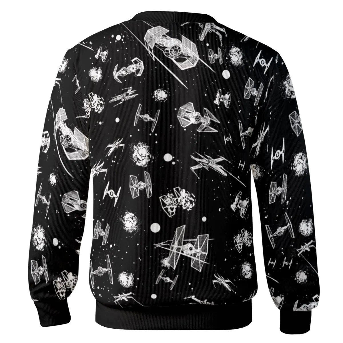 Space Ship Battle Star Wars Cardigan