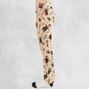 A Christmas Story Characters Flare Leggings