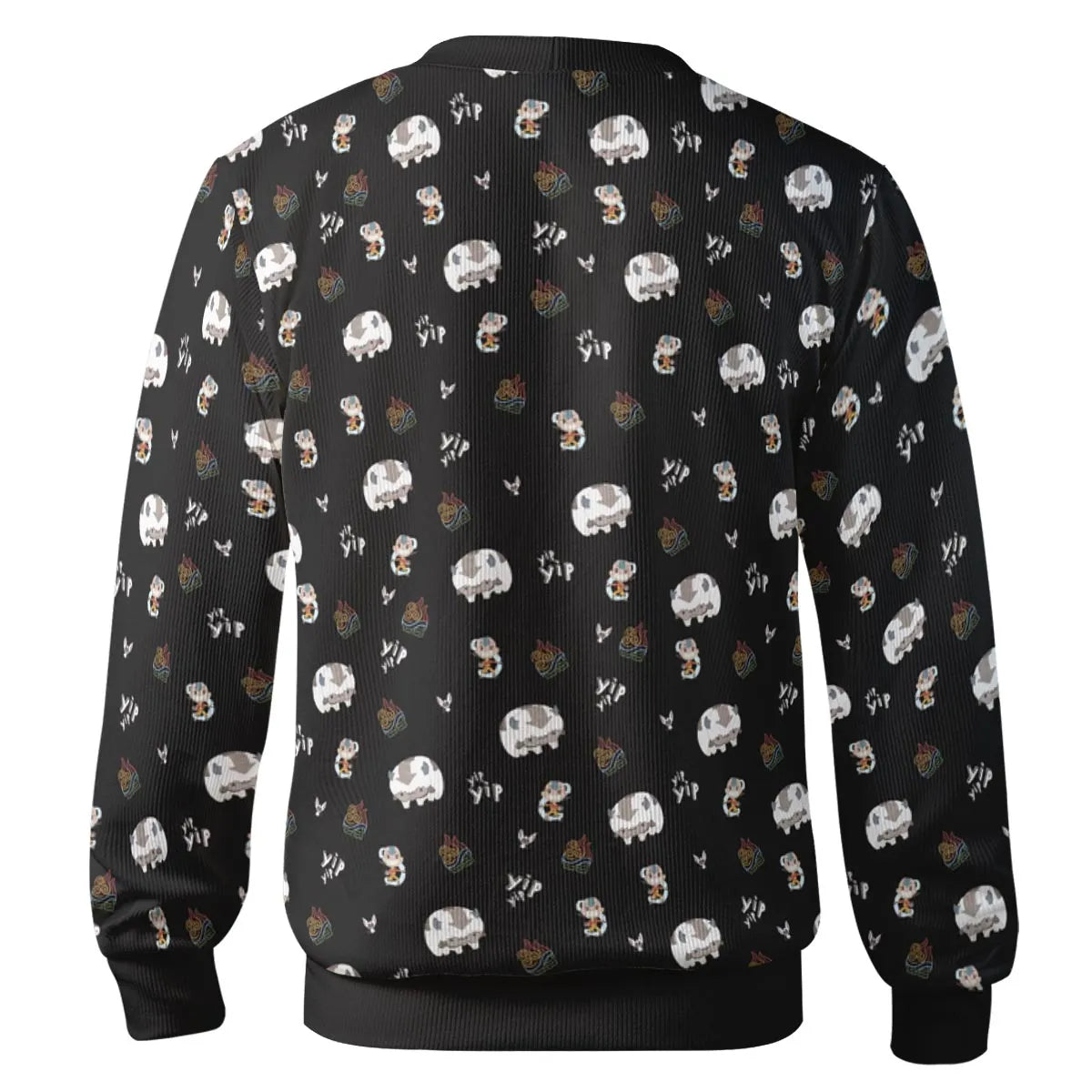 Appa Yip Yip Avatar Pattern Cardigan