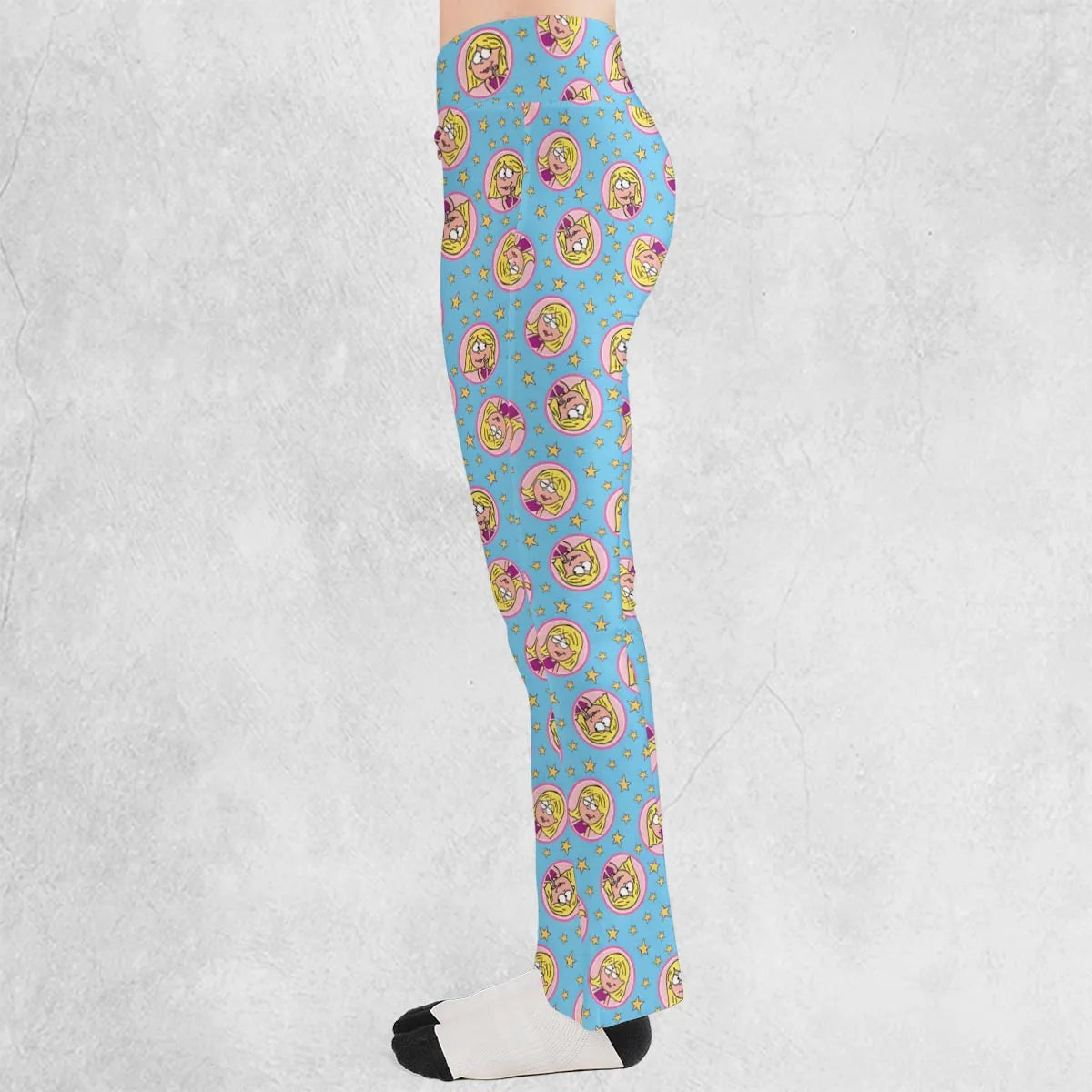 Lizzie Mcguire Badges Flare Leggings