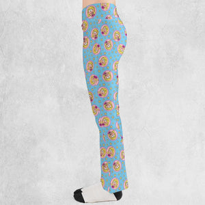 Lizzie Mcguire Badges Flare Leggings
