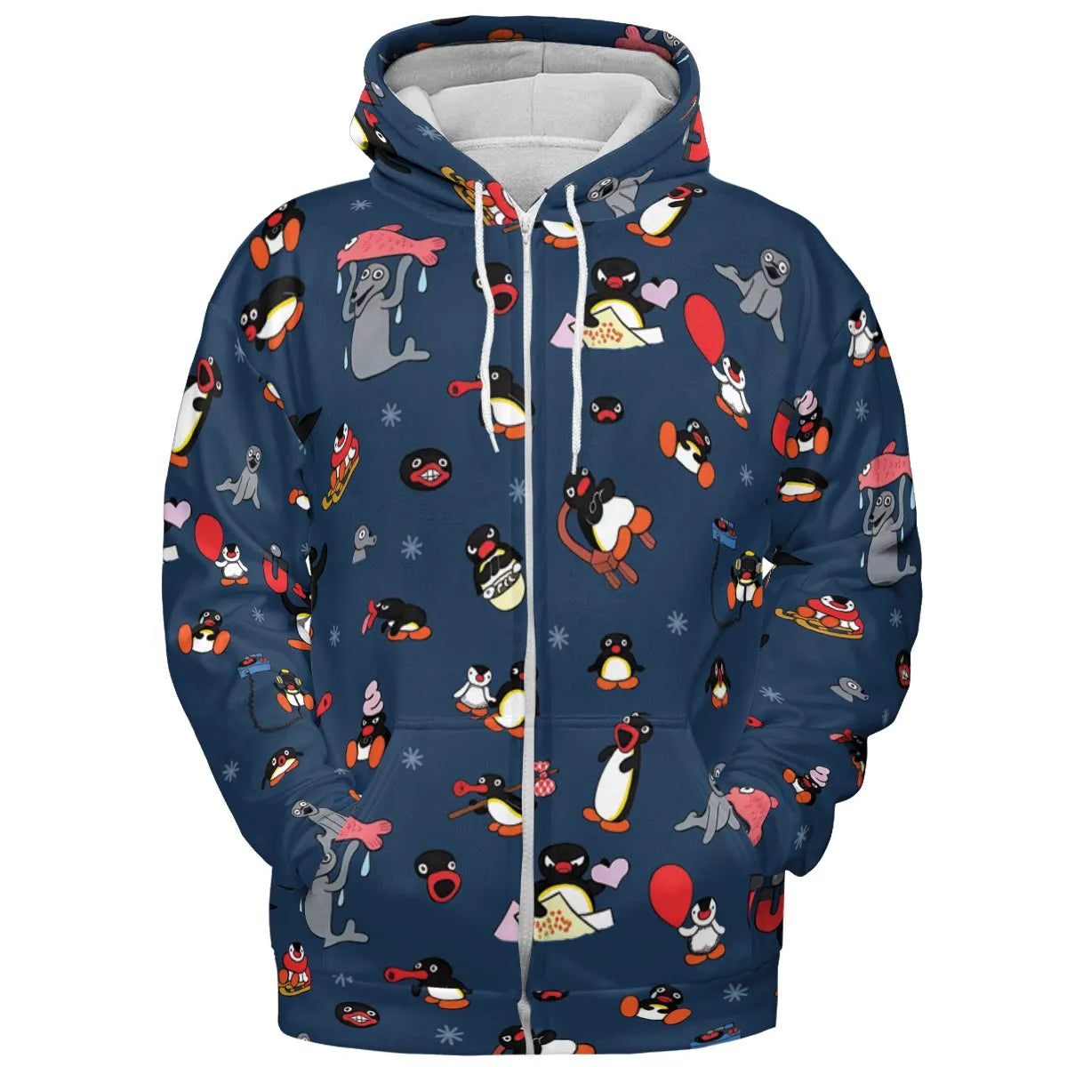 Noot Noot Pingu All-over Print Hoodie