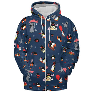 Noot Noot Pingu All-over Print Hoodie