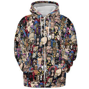All-over Print Hoodie - 417N8ZP4 -  - 3