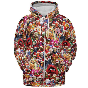 All-over Print Hoodie - 6Q3A5DS3 -  - 3