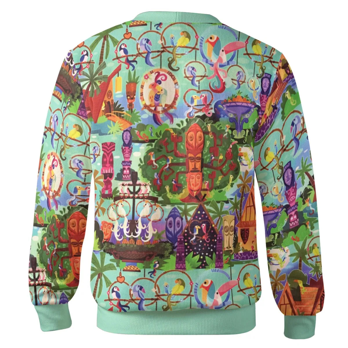 Enchanted Tiki Room Collage Cardigan