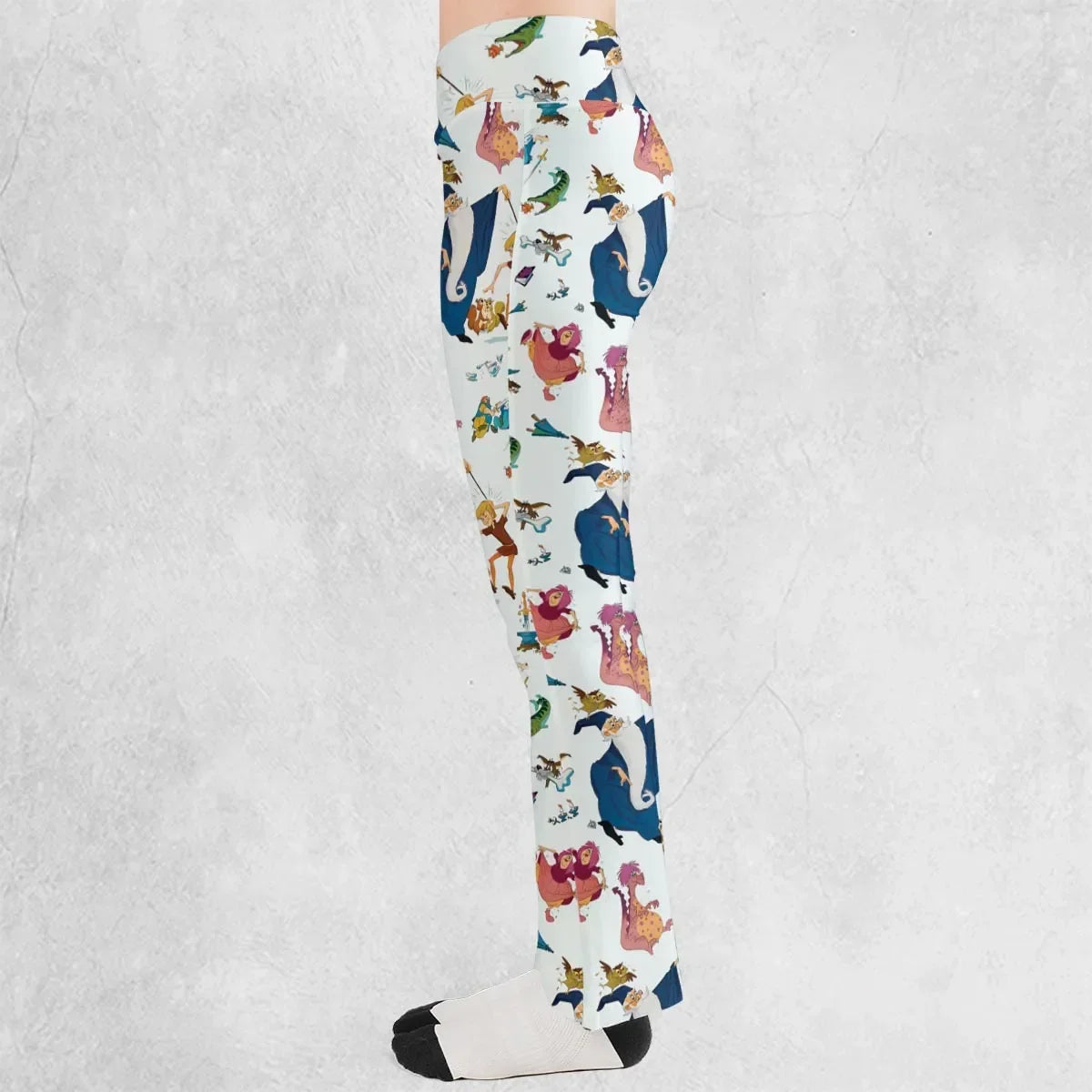 Sword in the Stone Pattern Flare Leggings