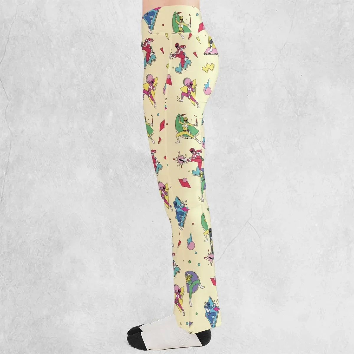 Morphin Team Power Rangers Flare Leggings