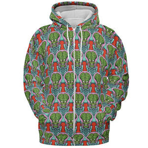 Retro Big-Brain Alien -  - 3