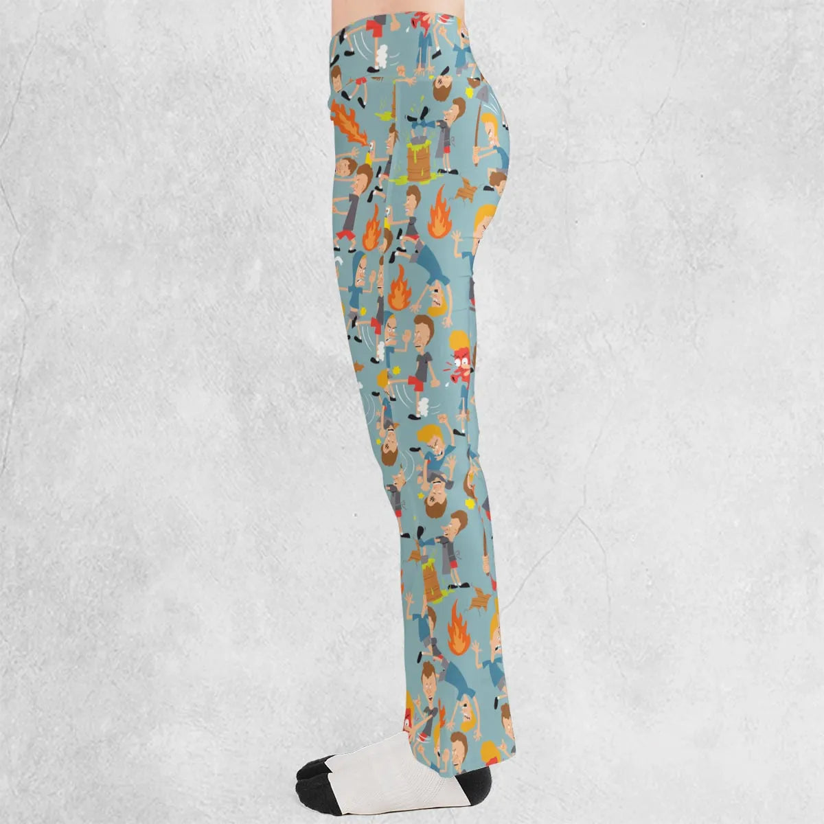 Beavis And Butt-Head Great Cornholio Flare Leggings